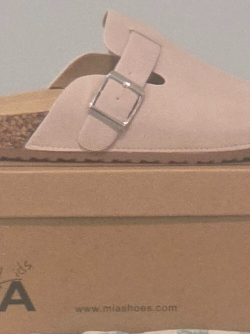 Girls Pink Buckle Clogs Size 3 by MIA